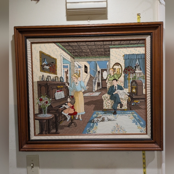 H.Hargrove Painting The Piano Lesson 1993-1993 Limited Edition 189/1500 S/30x26 - Picture 2 of 12